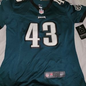 NWT Philadelphia Eagles Womens size L #43 Sproles